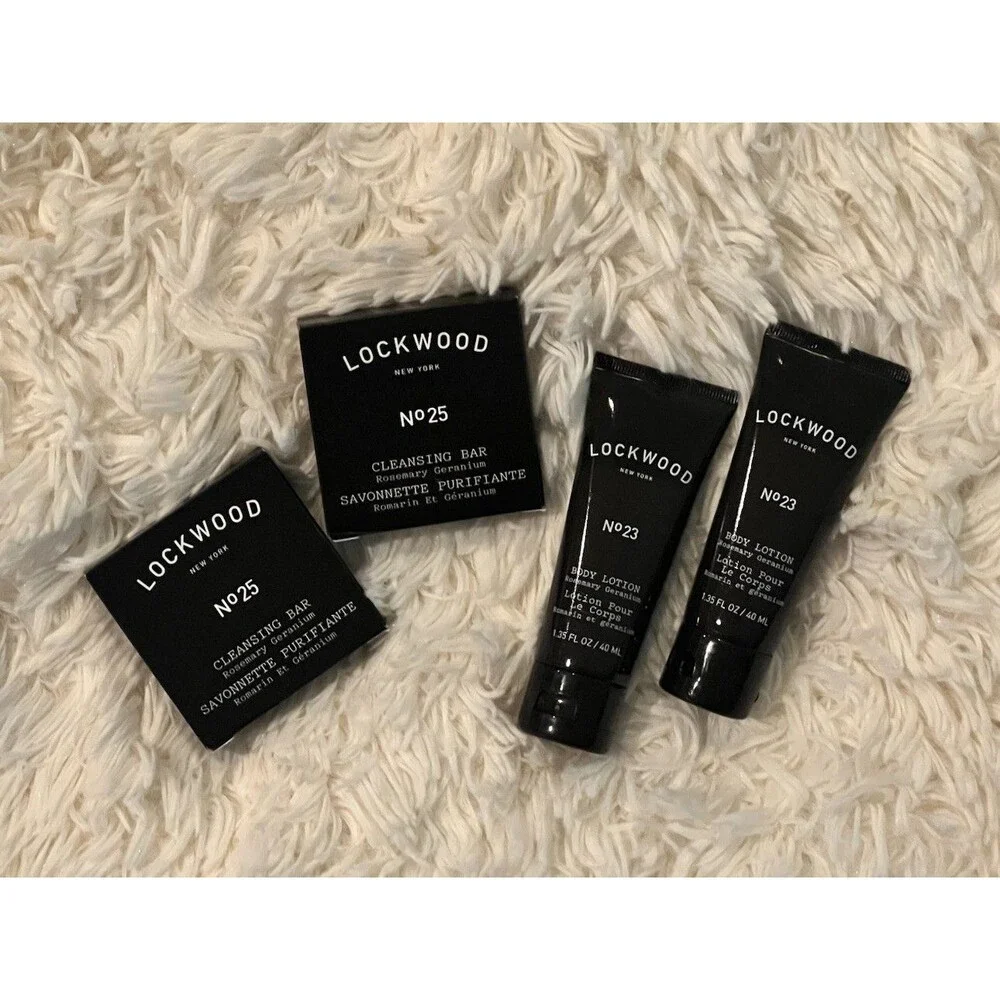 Lockwood New York by Gilchrist & Soames Body Lotion & Cleaning Bar (Set of 4)